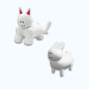 Roblox Gubby and Roblox Classic Cat Plush