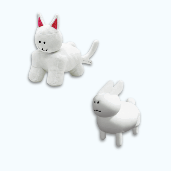 Roblox Gubby and Roblox Classic Cat Plush